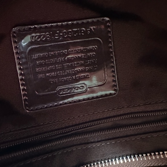 Coach Tan and Brown Crossbody Bag with Signature Monogram - Picture 4 of 8